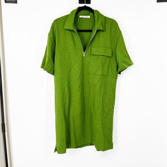 Samsoe Samsoe Jessy Shirt Dress in Twist Of Lime - Picture 2 of 9
